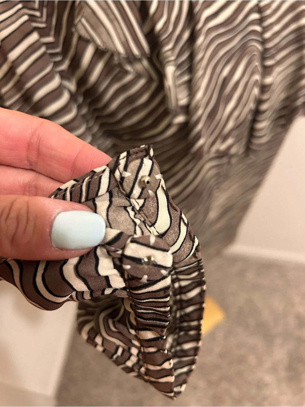 Tory Burch animal print silk blouse